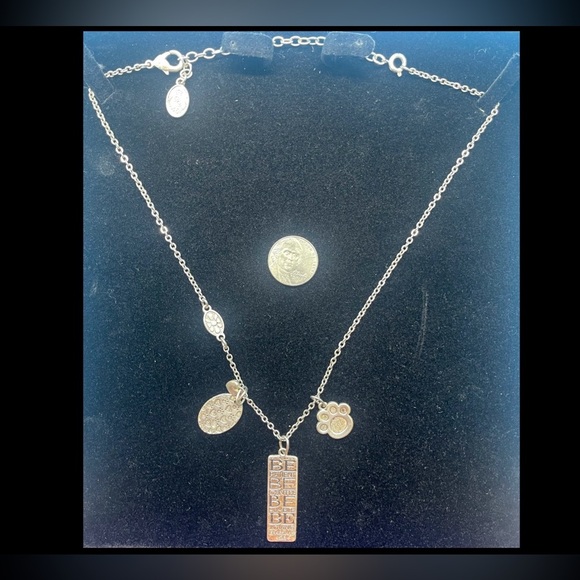 Inspirational Charm Necklace - Silver - Picture 2 of 4